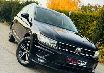 Volkswagen Tiguan II SUV 2.0 TDI 150KM 2019 Volkswagen Tiguan 2,0TDI Full Led BlisLine.Assist Kamery360 Gwarancja Supe