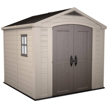 Сарай для инструментов KETER Factor 8X8 Бежевый и серый