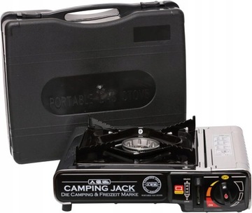 Camping Jack Przenośna gazowa kuchenka turystyczna + walizka do transportu
