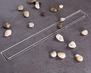 ЛИНЕЙНЫЙ СЛИВ 2в1, матовое золото, ВРАЩАЮЩИЙСЯ СИФОН, 100 см