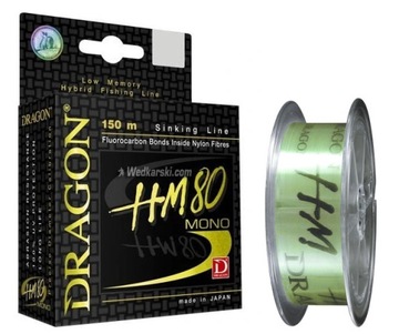 Żyłka hybrydowa Dragon HM80 MONO 150 0,142mm Japan