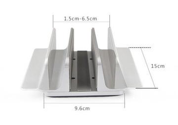 Алюминиевая подставка для ноутбука MacBook SILVER