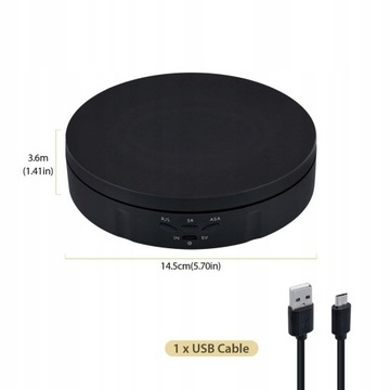 Поворотный стол 360° Подставка для фотографий без зеркала