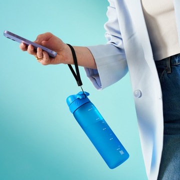 Черный СИЛИКОНОВЫЙ РЕМЕНЬ, РУЧКА, ПОДВЕСКА-ПОВОДОК, РЕМЕШОК, бутылки с водой, бутылки с водой