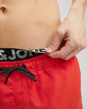 JACK JONES KĄPIELÓWKI MĘSKIE CZERWONE # XXL ZGH