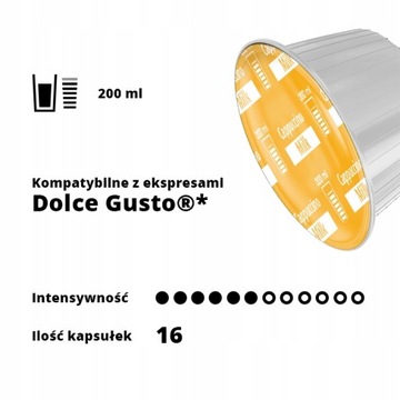 Капсулы Rene для DOLCE GUSTO CAPPUCCINO 16 шт.