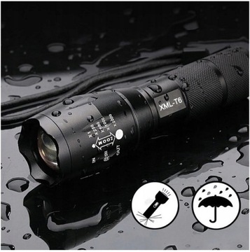 ZOOM ВОЕННЫЙ ТАКТИЧЕСКИЙ СВЕТОДИОДНЫЙ АККУМУЛЯТОРНЫЙ ФОНАРЬ