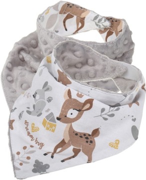 BABYMAM MIĘKKI ŚLINIAK APASZKA MINKY NA RZEPY 2w1