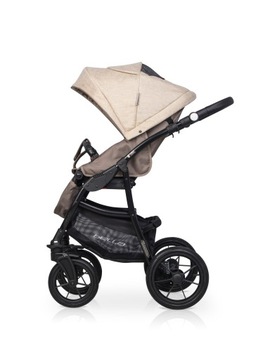 RIKO BASIC BELLA ДЕТСКАЯ КОЛЯСКА 2В1 — ЦВЕТ 06 ПЕСОЧНЫЙ С АДАПТЕРАМИ MC