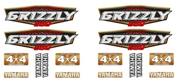 Наклейки YAMAHA GRIZZLY! ВСЕ МОДЕЛИ!!!