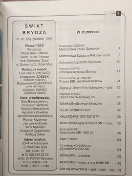 ŚWIAT BRYDŻA Nr 12/1995