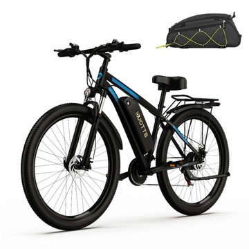 Rower elektryczny dla dorosłych z sakwą rowerową Duotts 48V 15AH 750W