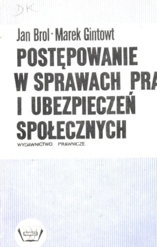 Postępowanie w sprawach pracy i ubezpieczeń