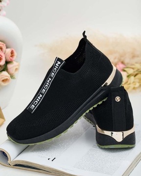 ЧЕРНЫЕ ЖЕНСКИЕ СПОРТИВНЫЕ ОБУВИ FAHHSA 43