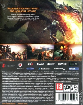 THE WITCHER 2 Assassins of Kings - STEELBOOK - новый, фольга