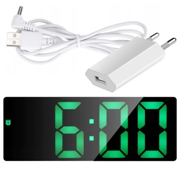 ZEGAR BUDZIK ELEKTRONICZNY Z DUŻE CYFRY