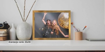 Рамка для фото А4 21х29,7 Италия Золотая структура