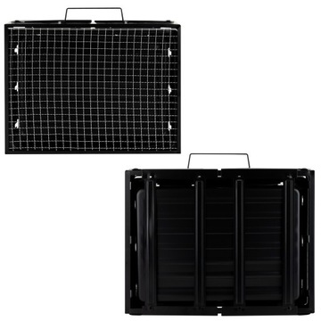 ТУРИСТИЧЕСКИЙ ПОРТАТИВНЫЙ УГОЛЬНЫЙ СКЛАДНОЙ БАРБЕКЮ-ГРИЛЬ ЧЕМОДАН-ГРИЛЬ + РАЗЖИГАНИЕ