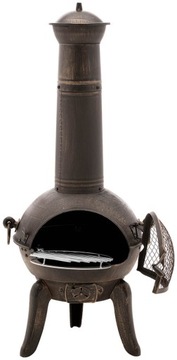 Камин Садовая печь Чугунный очаг 113 см