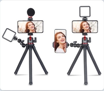 ГИБКИЙ ДЕРЖАТЕЛЬ ТЕЛЕФОНА ШТАТИВ ДЛЯ СЕЛФИ ДЛЯ DSLR-КАМЕР
