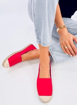 Espadryle damskie CASTO RED 37