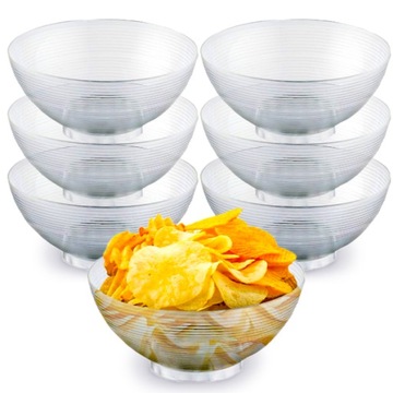 PUCHARKI do deserów pojemniki na desery fingerfood 220ml GIOTTO 6szt.