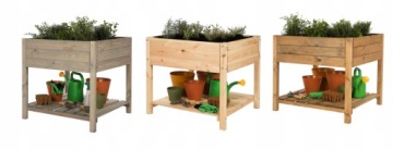 Деревянный ящик для клумбы на ножках для террасы, горшок гербарий 118х40см ЭКО
