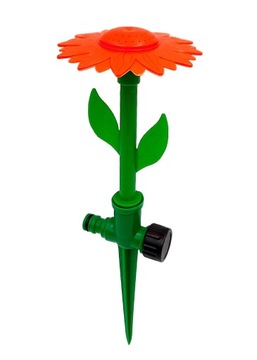 САДОВЫЙ ОПРЫСКИВАТЕЛЬ ДЛЯ ГАЗОНА ЦВЕТОК, ВСТАВЛЕННЫЙ В САДОВЫЙ ШЛАНГ