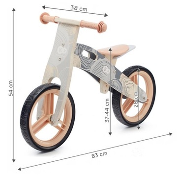 Беговел Kinderkraft RUNNER Nature Grey