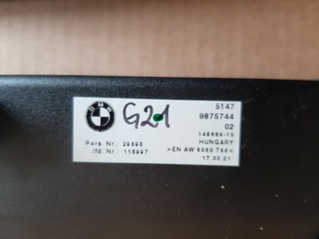 BMW 3 G21 ROLETA KUFRU MŘÍŽKA KOMPLET 9875744 7450728
