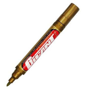 MARKER ZŁOTY PERMANENTNY SZYBKOSCHNĄCY ODPORNY