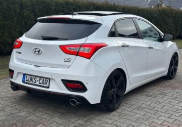 Hyundai i30 II Hatchback 5d Facelifting 1.6 GDI 186KM 2016 Hyundai i30 1,6Turbo 186KM Climatronic Kamera Led Navi Bezwypadkowy SERWIS, zdjęcie 36