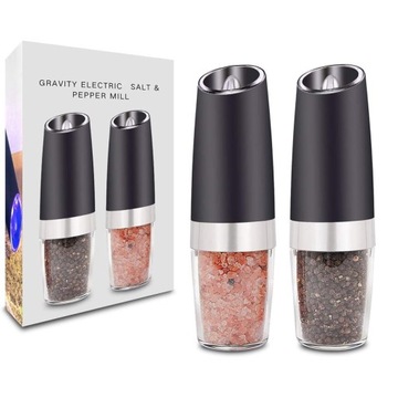 ЭЛЕКТРИЧЕСКАЯ МЕЛЬНИЦА ДЛЯ ПЕРЦА И СОЛИ, НАБОР ИЗ 2 ПРЕДМЕТОВ
