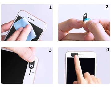 3x ZAŚLEPKA ZASŁONKA DO KAMERY LAPTOPA TELEFONU