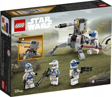Боевой набор Lego Star Wars 75345 — Солдаты-клоны 501-го легиона