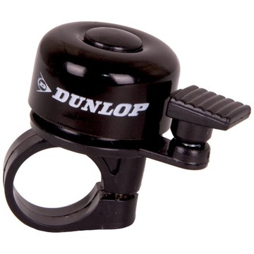 GŁOŚNY DZWONEK ROWEROWY GRUSZKA ŚR 35MM DUNLOP - CZARNY