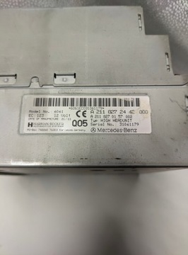 Mercedes w211 A2118272442000 РАДИО НАвигация, навигационный компакт-диск с командами