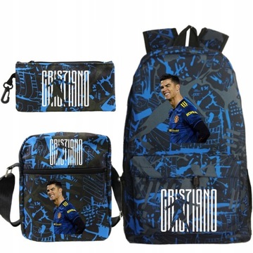 КОМПЛЕКТ CRISTIANO RONALDO, РЮКЗАК, СУМКА, ЧЕХОЛ-ПЕНСИНЕР