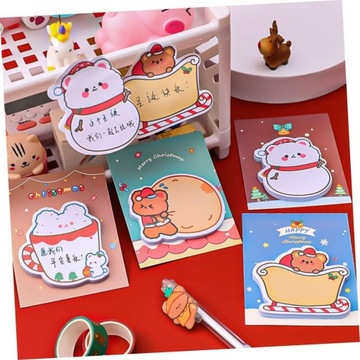 36 Szt świąteczne karteczki samoprzylepne naklejki na notatki na Boże Narod