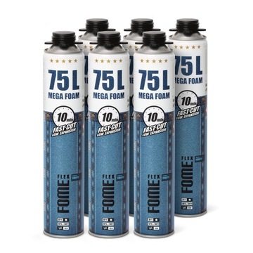 Pianka szybkowiążąca 870 ml wydajność 77l x 6 szt.