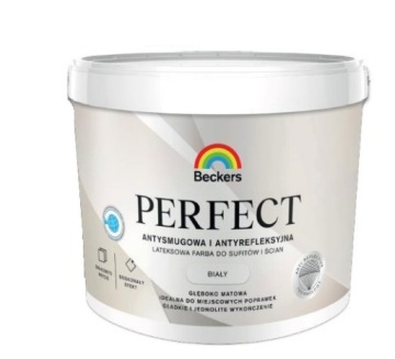 BECKERS КРАСКА ИДЕАЛЬНЫЙ БЕЛЫЙ ПОТОЛОК СТЕНЫ БЕЛЫЙ 9Л