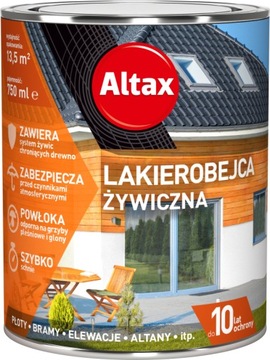 Altax Lakierobejca Żywiczna 0,75L JATOBA