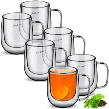 Szklanki termiczne LAMART 250ml Kubek 6 sztuk