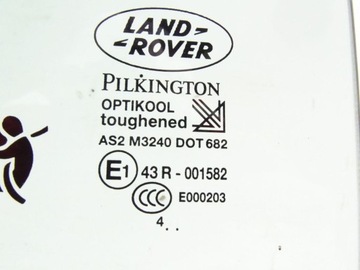 FREELANDER I 96-06 SKLO (OKNO) DVEŘE LEVÝ PŘEDNÍ 3D 04'