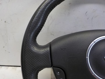 RENAULT MEGANE II SCENIC VOLANT KŮŽE MULTIFUNKCE AIRBAG