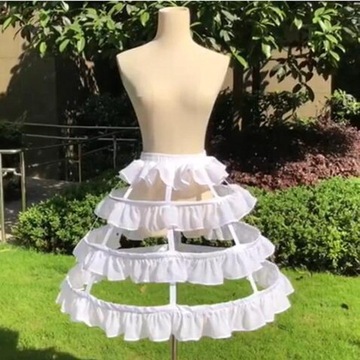 /Черная нижняя юбка к белому свадебному платью