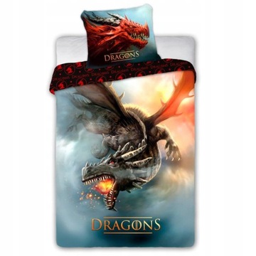 Pościel licencyjna 160x200cm DRAGON