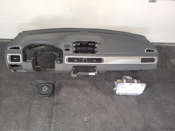 AIRBAG VOLVO V70 S70 DESKA KONZOLA ULOŽENÍ KOMPLET ORIGINÁLNÍ