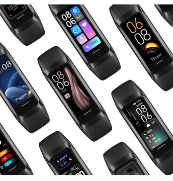 SMARTWATCH DAMSKI SMARTBAND AMOLED POLSKIE MENU OPASKA DAMSKA SUPER JAKOŚĆ