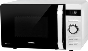 Kuchenka Mikrofalówka Z Grillem 8 Programów Sencor SMW 5517WH 800W TIMER